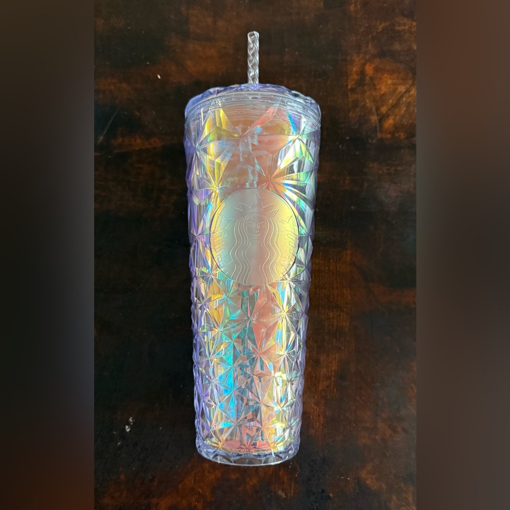 Starbucks Iridescent Prism Tumbler - Purple & Rainbow Hues